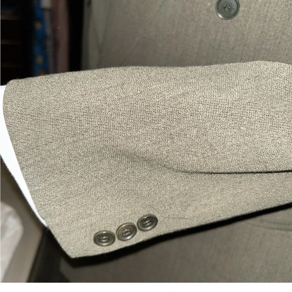 Pal Zileri Suit Men 40R 33Wx28L  Italy VTG 80s Double Breasted Bagged Pant Rare - Picture 2 of 16